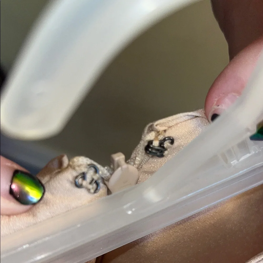 a new day Full Lined Shimmering Sequin Mini Skirt - Cream - Picture 5 of 5